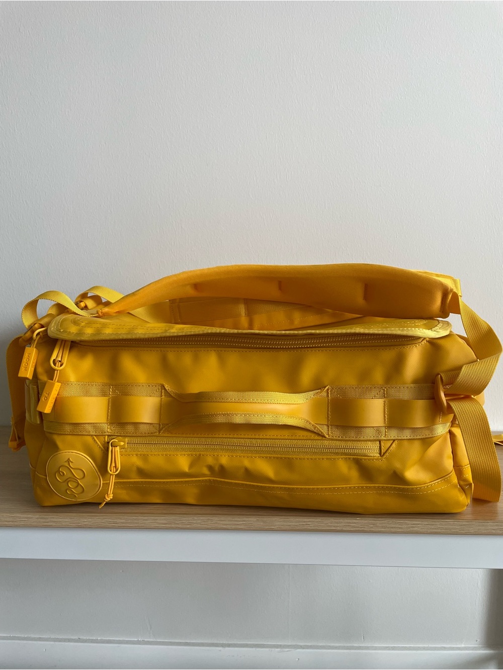 Baboon to the Moon Mini Go Bag 32L Yellow Carry On Personal Item Travel Commute